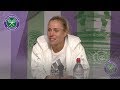 Angelique Kerber Wimbledon 2019 First Round Press Conference