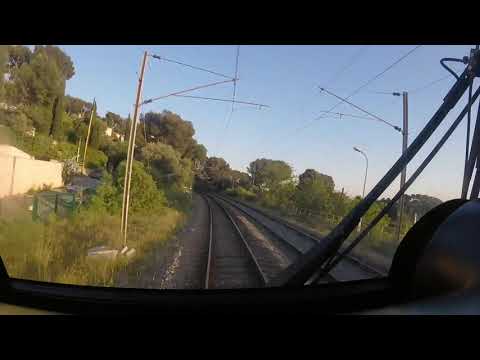 Cab ride en train de Marseille à Toulon timelapse cabride dashcam gopro