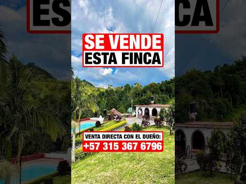 🔥(SE VENDE) – FINCA DE: (7) FANEGADAS (44.800 M² / 4.4 HECTÁREAS)🔥Venta directa: (+57) 315 367 6796🔥