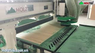 Máy CNC 4 đầu Holztek lắp đặt bàn giao tại Phan Thiết - Bình Thuận | PRO-R4F