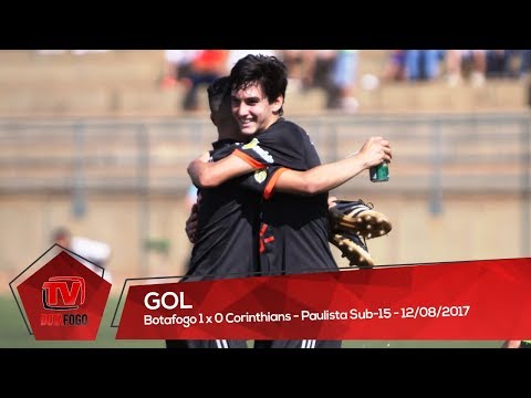 GOL - Botafogo 1 x 0 Corinthians - Paulista Sub-15 - 12/08/2017