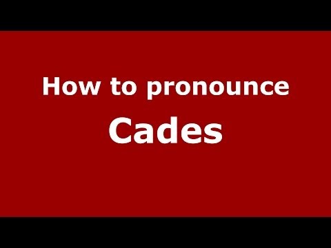 How to pronounce Cades (Italian/Italy) - PronounceNames.com