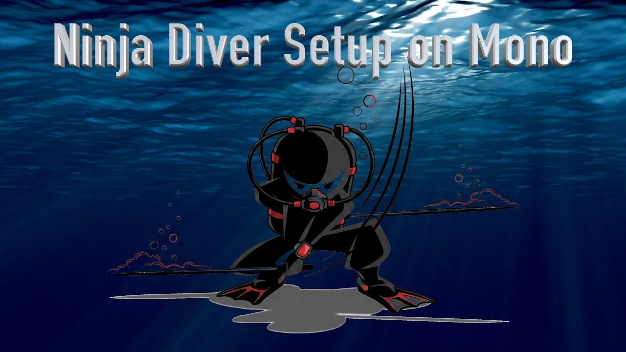 Ninja Diver Setup on Monofilament Line