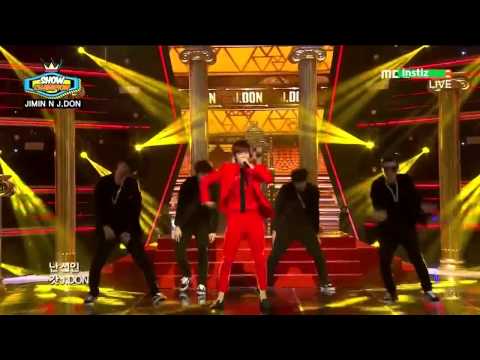 Unit Debut 150506 JIMIN N J DON 지민 엔 제이던   GOD 갓 @ Show Champion