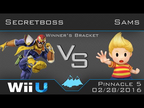 Pinnacle 5 - Secretboss(Captain Falcon) vs Sams(Lucas) SSB4 Winner's Bracket