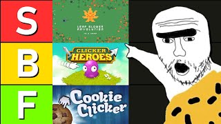 The ULTIMATE Clicker Games Tier List