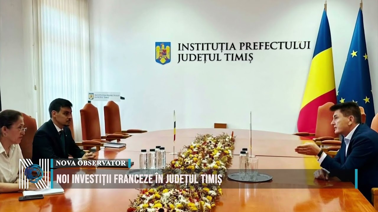 Noi investiții franceze în județul Timiș