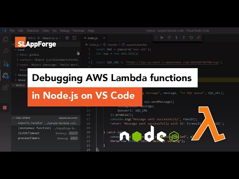 Debugging Aws Lambda Functions In Node Js In Vs Code Slappforge
