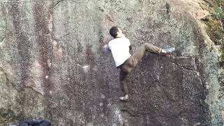 Video thumbnail of オメガング (Omega Hang), 四段 (8a). 豊田 (Toyota)