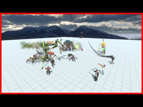 GIANT INVERTEBRATE & ALIEN EXOTICA VS FACTION - ANIMAL REVOLT BATTLE SIMULATOR
