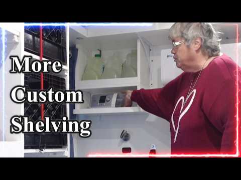 Installing Custom RV Shelving