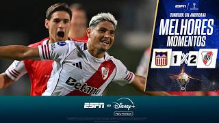 RIVER PLATE LEVA SUSTO, MAS FAZ GOLAÇO E VENCE O CARABOBO PELA SUL-AMERICANA | MELHORES MOMENTOS