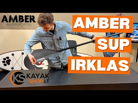 Irklas irklentei AMBER BASIC DURAL, 170-210 cm, PP/Dural, 3 dalys, Reguliuojama video