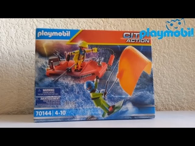 Vídeo relacionado con PLAYMOBIL City Action 70140 Rescate marítimo: Operativo de extinción de Incendios con Barco de Rescate, Juguetes para niños a partir de 4 años