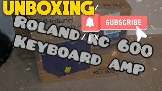 Video thumbnail for Unboxing Roland kc600 keyboard amp by Gcm Productions