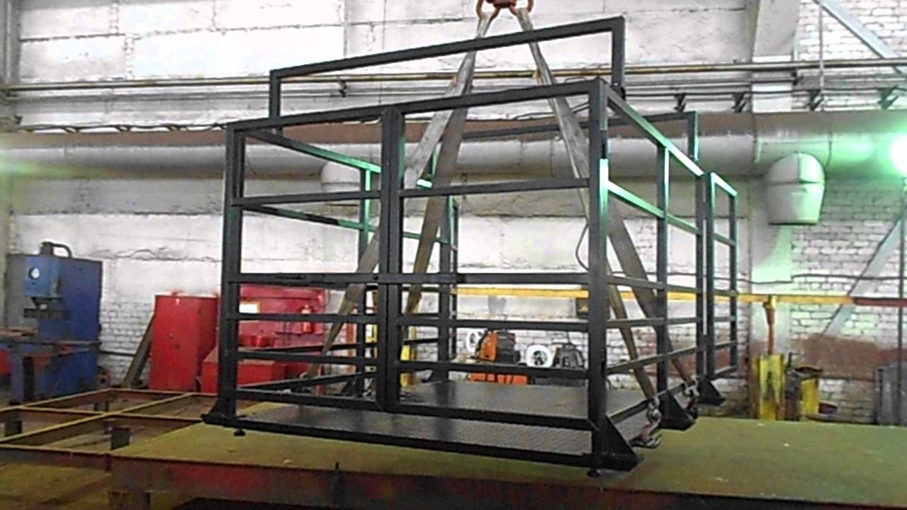 Весы для взвешивания животных Завода-ЮСТИР с НПВ 3000кг и размером 2,5 метра на 2,5 метра