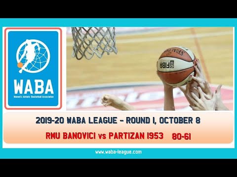 2019-20 WABA R2 RMU Banovici-Partizan 1953 80-61 (08/10)