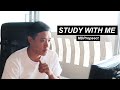 Study With Me | No Music - City Sounds | 1.5hr Pomodoro Session