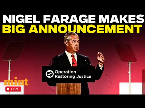 Nigel Farage LIVE: Farage Stuns All With His Speech | Farage Puts Starmer On Edge? | Reform UK