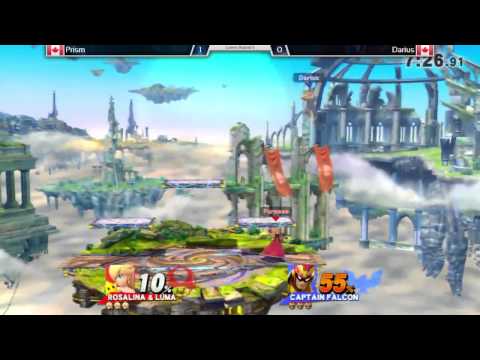 Onslaught II - Prism (Rosalina) vs. Darius (Falcon) - Losers Round 5 - SSB4