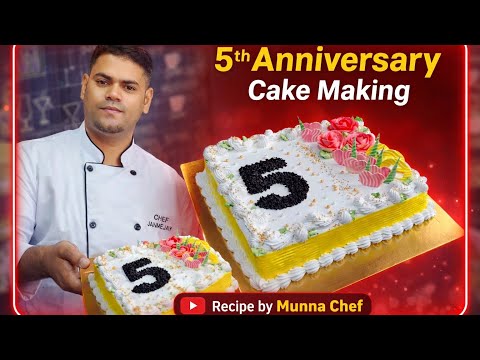 Unique Anniversary Cake Design | The Most Extra Cake  | Munna Chef