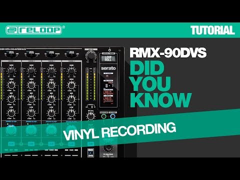 Reloop RMX-90 DVS DJ Club Mixer: How To Record Vinyl – Did You Know? (Tutorial)