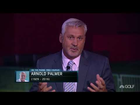 Emotional Fred Couples talks about legacy of Arnold Palmer "I loved him" (FULL INTERVIEW)