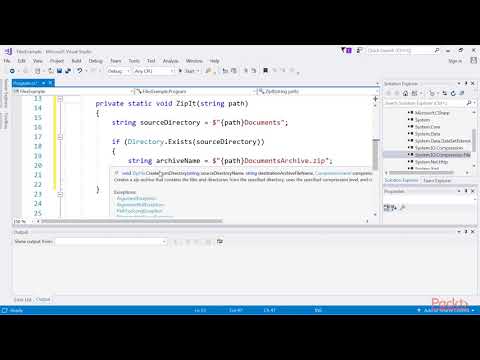 C 7 and NET Core Solutions Creating and Extracting ZIP Archives | packtpub com