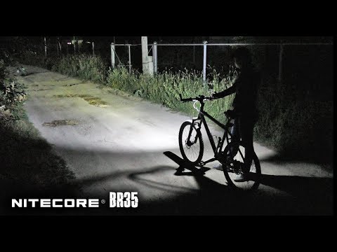 Nitecore BR35 dviračio žibintas 1800lm video