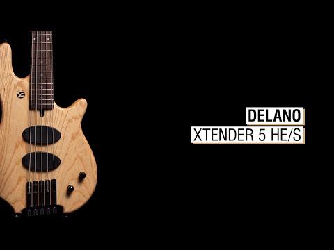 Delano Xtender 5 HE/S - Maruszczyk Jazzus 5p Headless 34" Long Scale