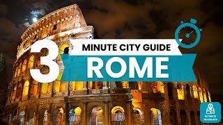 10 Best Places to Visit in 2025 || 3-Minute Rome Guide || Best Things Do in Rome Travel Guide