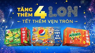 MUA PEPSI, MIRINDA, 7UP - TẶNG THÊM 4 LON, TẾT THÊM VẸN TRÒN - South
