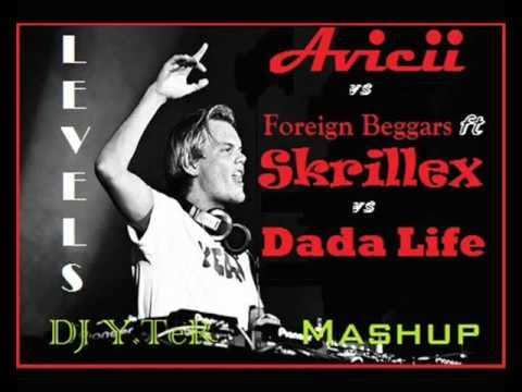 Avicii vs Dada Life vs Foreign Beggars ft Skrillex - Levels (DJ Y.TeR Mashup