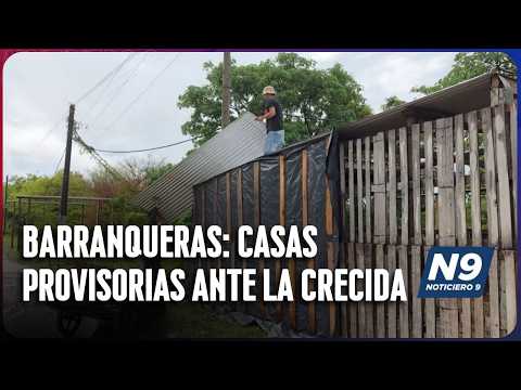 Barranqueras: Casas Provisorias Ante La Crecida