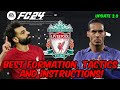 EA FC 24 - BEST LIVERPOOL Formation, Tactics and Instructions