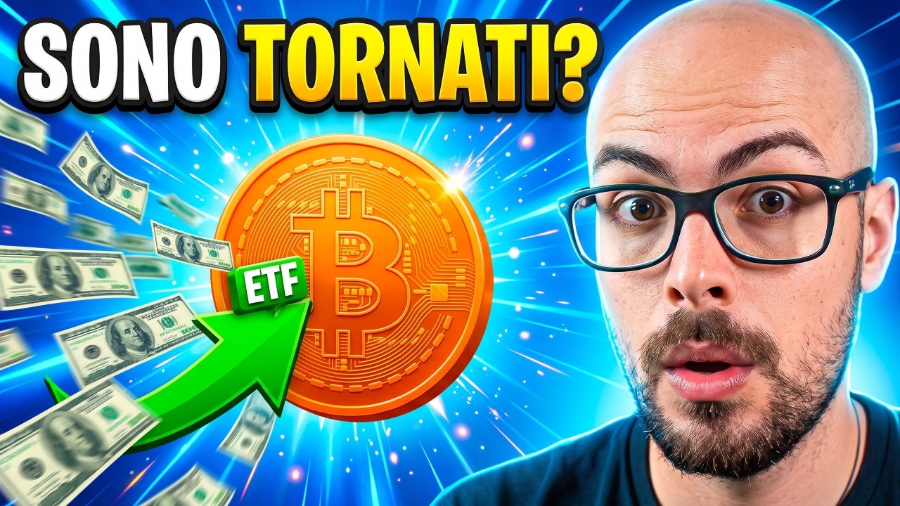 BITCOIN: ETF +527 MILIONI. È LA SVOLTA?
