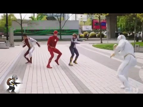 The flash , impulse powers And fighting  Scenes,.  .  ABC MOVIE CLIPPER