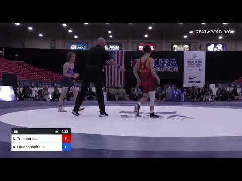 55 Lbs Rr Rnd 3 - Nick Treaster, Newton Wrestling Club Vs Austin Laudenbach, Apple Valley Wrestlin