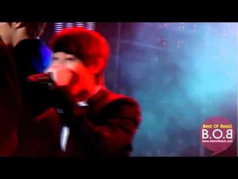 FANCAM | 110908 Yoseob Eye contact with FANS in 0.03 seconds!!  @ KBS Invincible Baseball Concert
