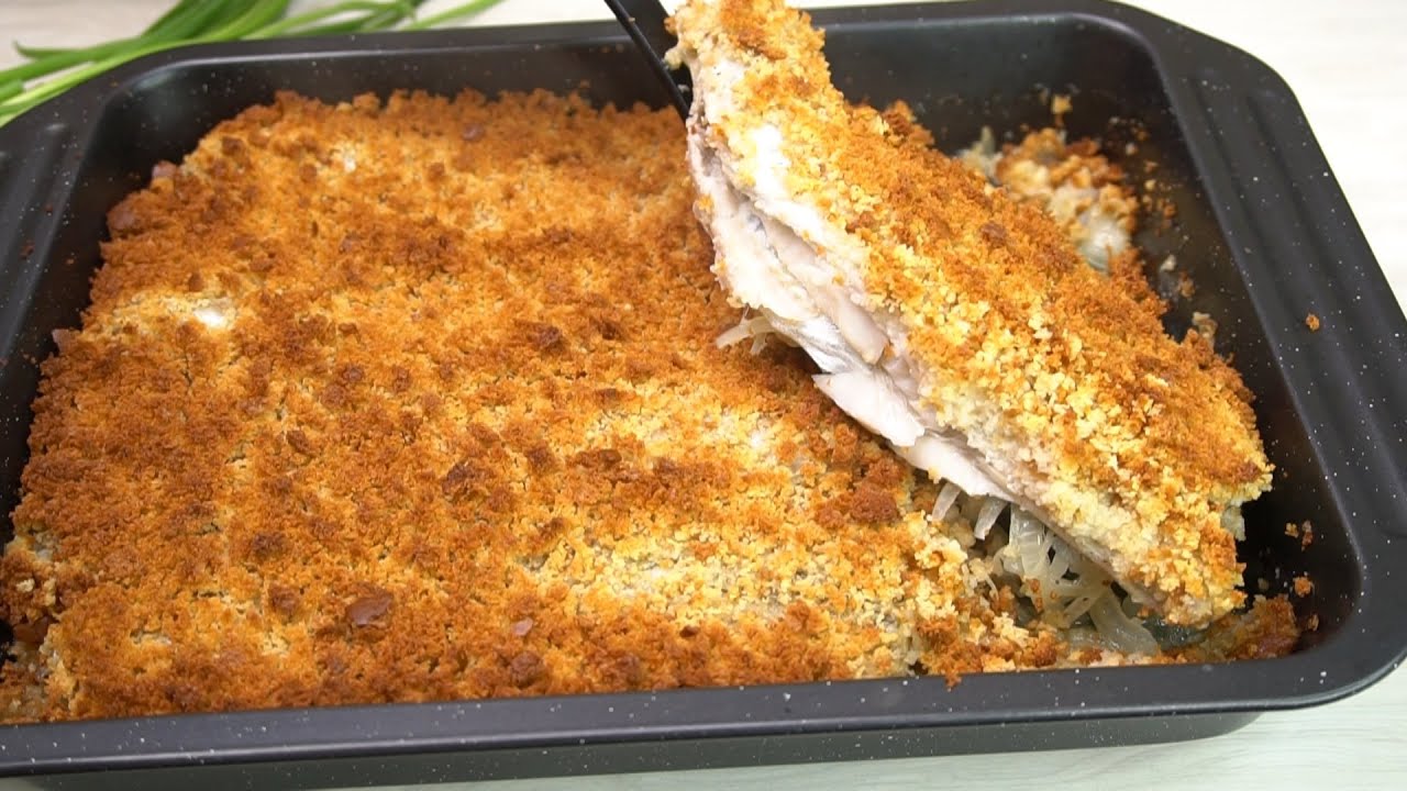 Минтай в хлебной шубе - шикарный ужин за копейки!
