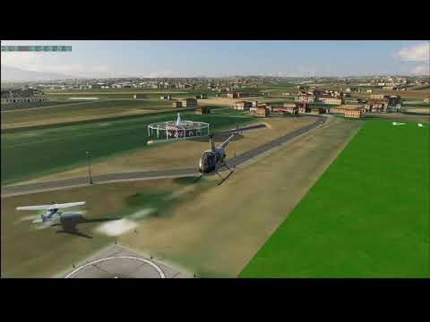 X-Plane 12 Helicopter flight Teramo - Piano della Lente - Putignano
