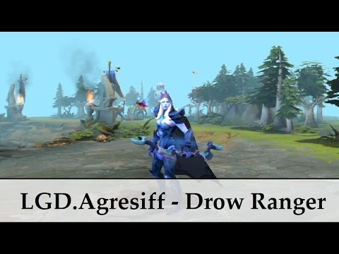 LGD.Agresiff - Dota 2 [Drow Ranger] pro game