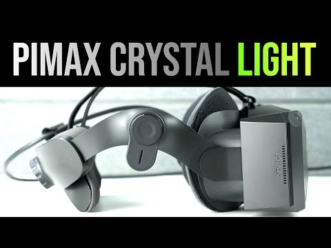„Pimax Crystal Light“ virtualios realybės akiniai video