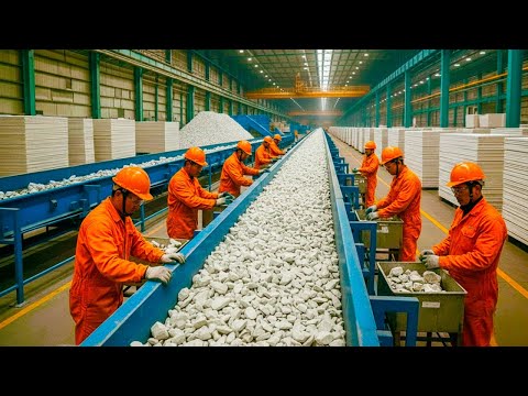 So Wird Gipskarton In Riesenfabriken Hergestellt — 34 Milliarden Pro Jahr!