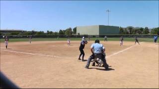 preview picture of video 'Autumn Gillespie #33 - SoCal Wicked Softball 16u - June 10th, 2012'