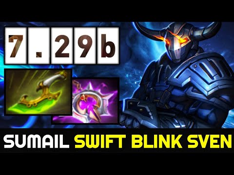 SUMAIL 7.29b Sven Imba Damage with Swift Blink + Nullifier Build