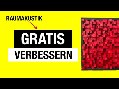 Raumakustik verbessern für 0 Euro DIY