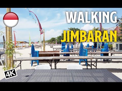 [4K]Walking in Jimbaran Street & Beach ?? Bali, Indonesia