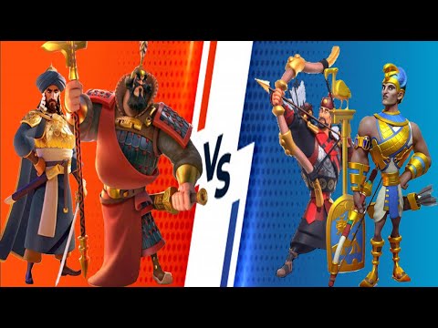 Xiang Yu/Saladin VS Ramesses/YSG - Rise of Kingdoms in 2021