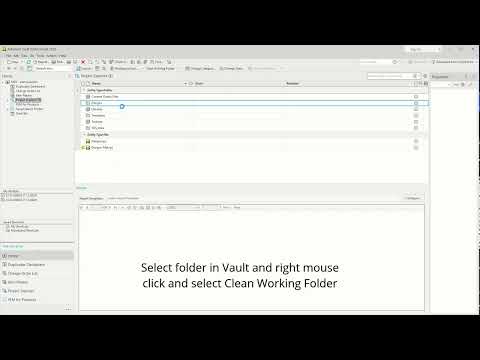 Saved Csys cSys Clean Working Folder 2026